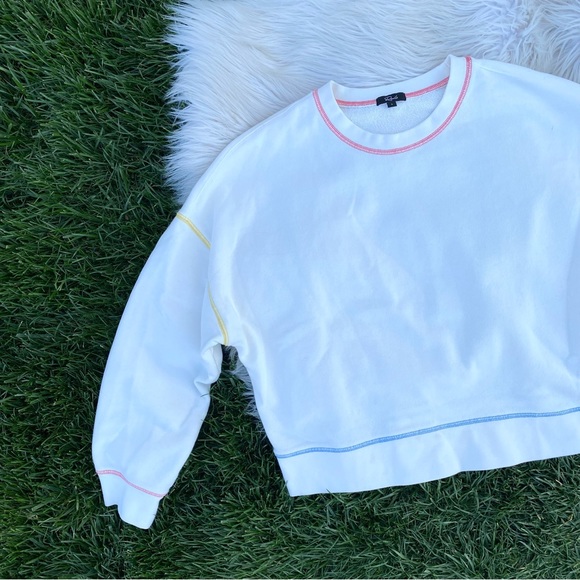 Rails multicolor thread crewneck sweatshirt large - Picture 1 of 6